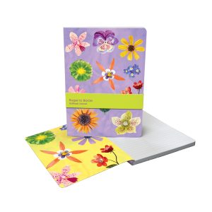 Floral Supernova A5 softback journal