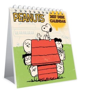 2027 Peanuts desk calendar