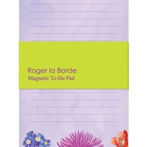 Floral Supernova magnet notepad