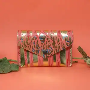 Apricot forest popper purse