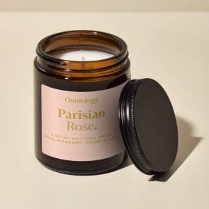 Parisian Rose scented jar candle Aery