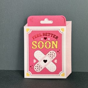 Get well mini taking shape card