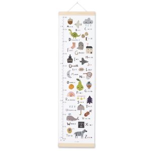 Alphabet height chart